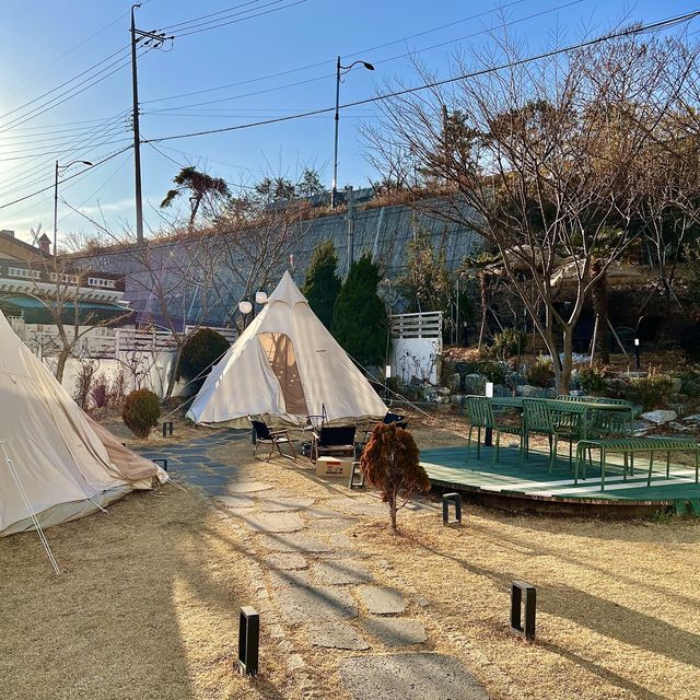 부산 감성숙소 추천 | 일출이 아름다운 오션뷰 숙소 스테이루체, 캠핑과 불멍까지 가능!