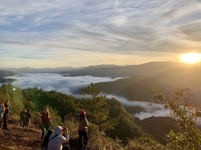 Experienced being above the clouds!