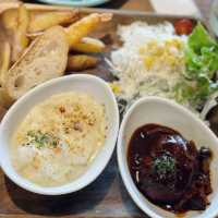 【大阪】なんば CITY  チーズたっぷり🧀ハンバーグ✨good spoon✨