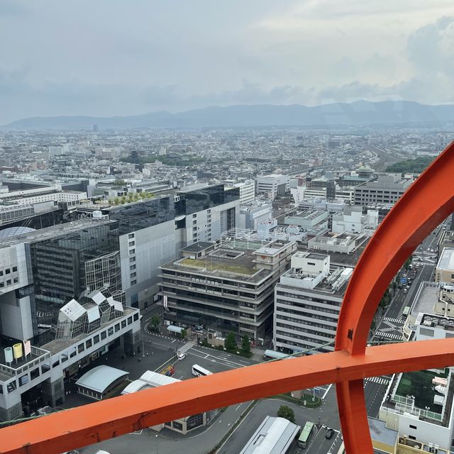 京都駅すぐ京都タワーから京都観光