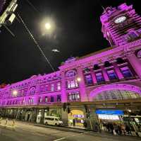 Nice view in Flinders Station Melbourne 