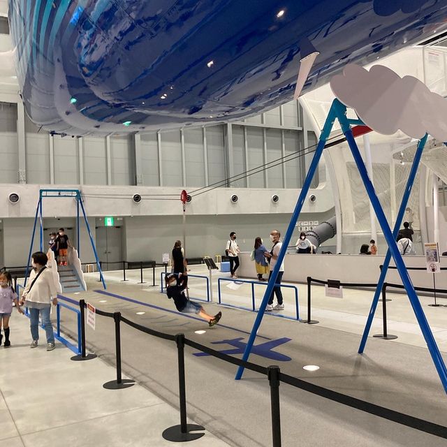 中部国際空港にある　無料遊びスポット　　フライトオブドリームス