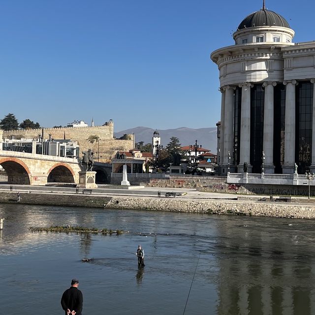 Iconic Bridge in Skopje 