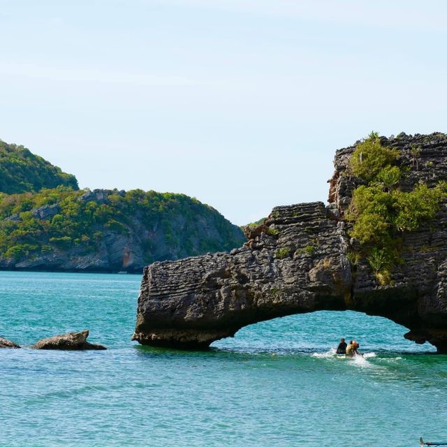 เกาะแม่เกาะ ลากูนรูปหัวใจ หนึ่งใน unseen สมุย