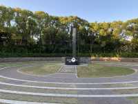 『原子爆弾落下中心地碑』と『爆心地公園』