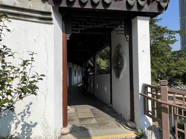 市區江南園林形式設計休憩公園