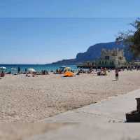 Pristine Water of Mondello Beach