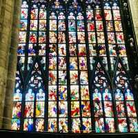INTERIOR OF THE MASSIVE DUOMO