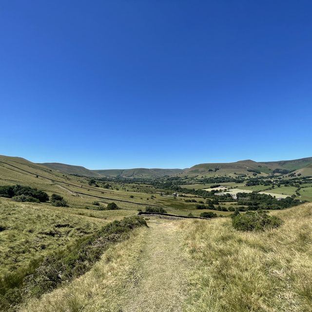 曼徹斯特出發peak district Mam Tor行山 簡易路線小朋友都行到