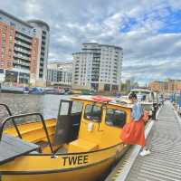 英國Leeds一日遊 - Water Taxi 體驗 ~ £1市中心遊船