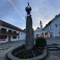 A small town in the Alps