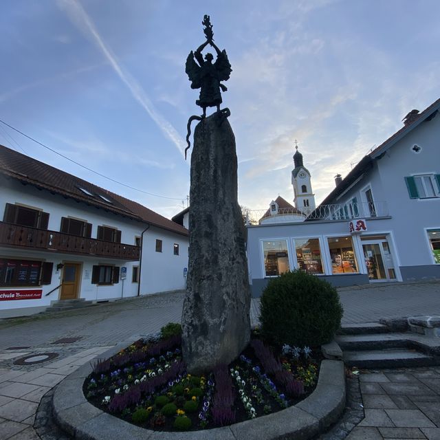 A small town in the Alps