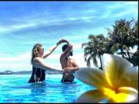 Infinity pool at Phoenix Island Resort 