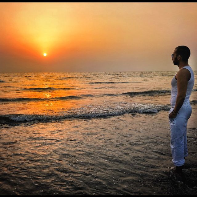 Sunset at Cox's Bazar Beach 