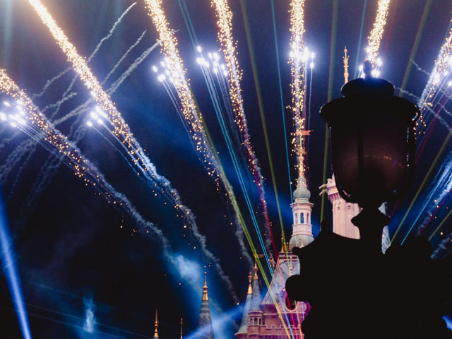 Fireworks at Shanghai Disneyland🏰🎊🎇