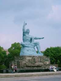 Memories of Nagasaki Peace Park in Japan