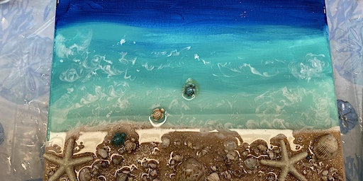 Ocean Resin Art Workshop | Beach House 5317