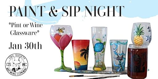 Paint Your Own Glassware Night | Civil Society Brewing Co.