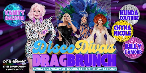 Disco Divas Drag Brunch with Vanity Halston | one eleven bar
