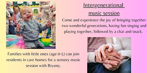 Sensory music session for 0-5 year olds and care home residents | Lister House