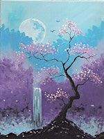 Soft Spring Twilight, a PAINT & SIP EVENT with lisa | Littleton Studio School, Ammonoosuc Street, Littleton, NH, USA