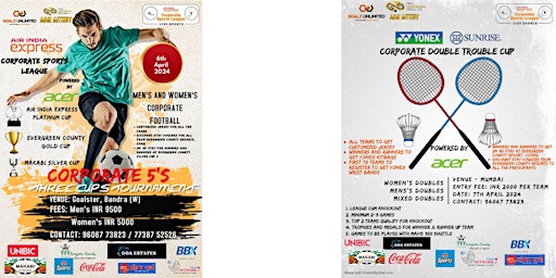 Air India Express Corporate Sports League 2024 | Goalster - St. Joseph’s Sports Complex