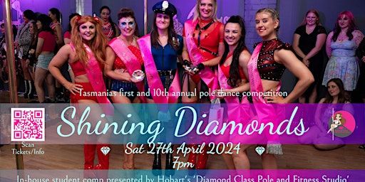 Shining Diamonds 10th annual + Tasmania's first and longest running | Diamond Class Pole and Fitness Studio