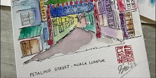 Watercolour Painting | lyf Chinatown Kuala Lumpur
