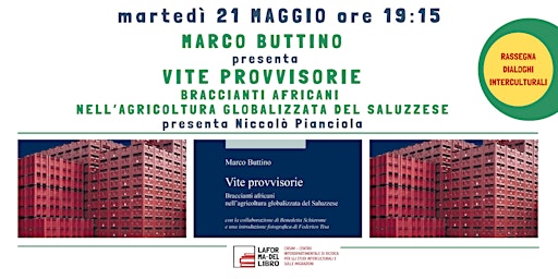 DIALOGHI INTERCULTURALI_Presentazione del libro "VITE PROVVISORIE" | Libreria La forma del libro