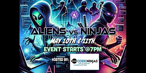 NFL Sisters in Service Aliens vs. Ninjas Hackathon @ Code Ninjas FTL | Code Ninjas Fort Lauderdale