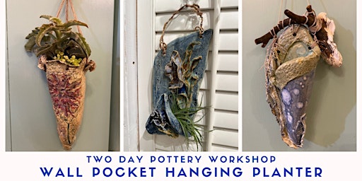 2-Day Pottery Workshop - Wall Pocket Hanging Planter | Atlantic Beach Arts Market