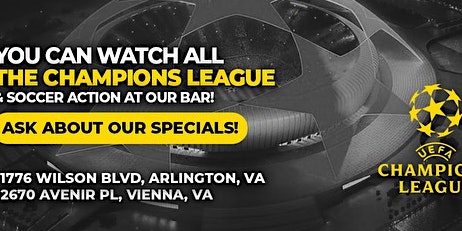 To Be Determined - #UEFA Champions League Finals #ArlingtonVA #WatchParty | Inca Social