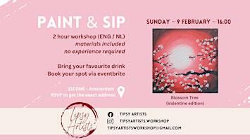 Paint & Sip Workshop - Blossom Tree / Valentine (Learn how to paint!) | Bijlmerplein