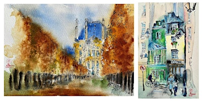 Ink in Watercolour Wash - Urban sketching | Gawler Community Gallery