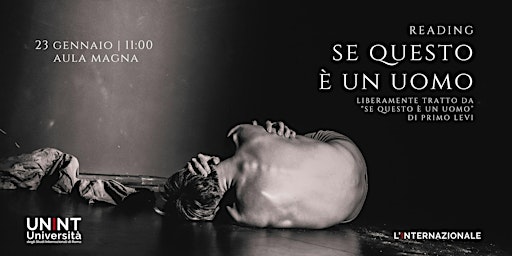Reading "Se questo è un uomo" | Università degli Studi Internazionali di Roma - UNINT