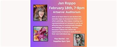 GCWS Monthly Gathering of Artists and Demo by Jan Roppo. | ArtServe