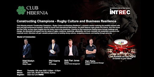 Constructing Champions - Rugby Culture and Business Resilience | Club York Sydney