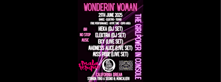 WONDERIN' WOMAN- THE GIRLPOWER IN CONSOLE | California Dream Piscina Moncalieri