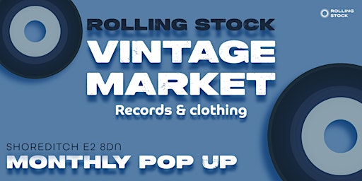 Rolling Stock Vintage Market: Records & Clothing | Rolling Stock London