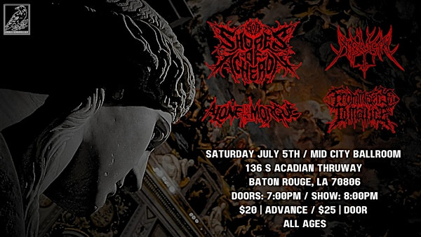Slaughterhouse Symphony: A Night of Death Metal at Mid City Ballroom | Mid City Ballroom