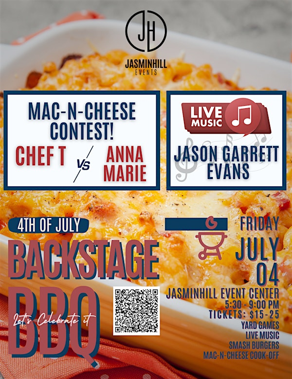 4th of July Backstage BBQ | JasminHill Event Center