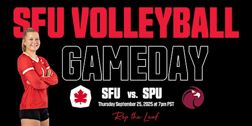SFU Volleyball vs. Seattle Pacific University | West Gym