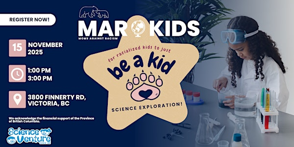 MAR Be A Kid: Science Exploration! | University of Victoria