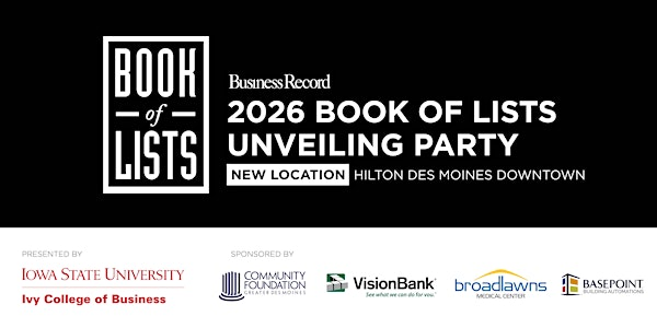 2026 Book of Lists Unveiling | Hilton Des Moines Downtown