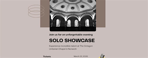 The Voice Junction Solo Showcase 2 | Octagon Unitarian Chapel
