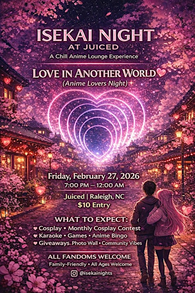 Isekai Nights At Juiced | Juiced! Juice Bar