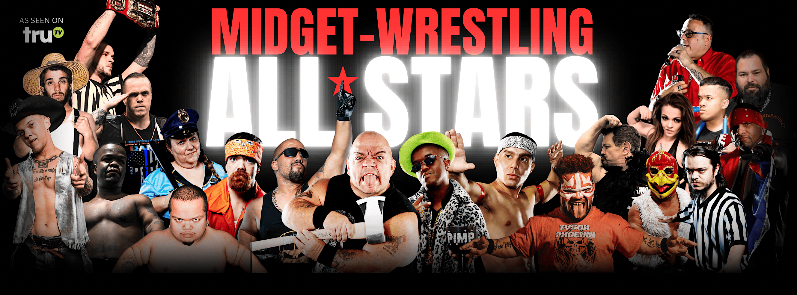 MIDGET-WRESTLING ALL*STARS LIVE! IT'S HUGE IN PINELLA'S PARK, FL! | OCC Road House & Museum