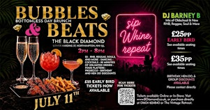 Bubbles & Beats - Bottomless Brunch | The Black Diamond