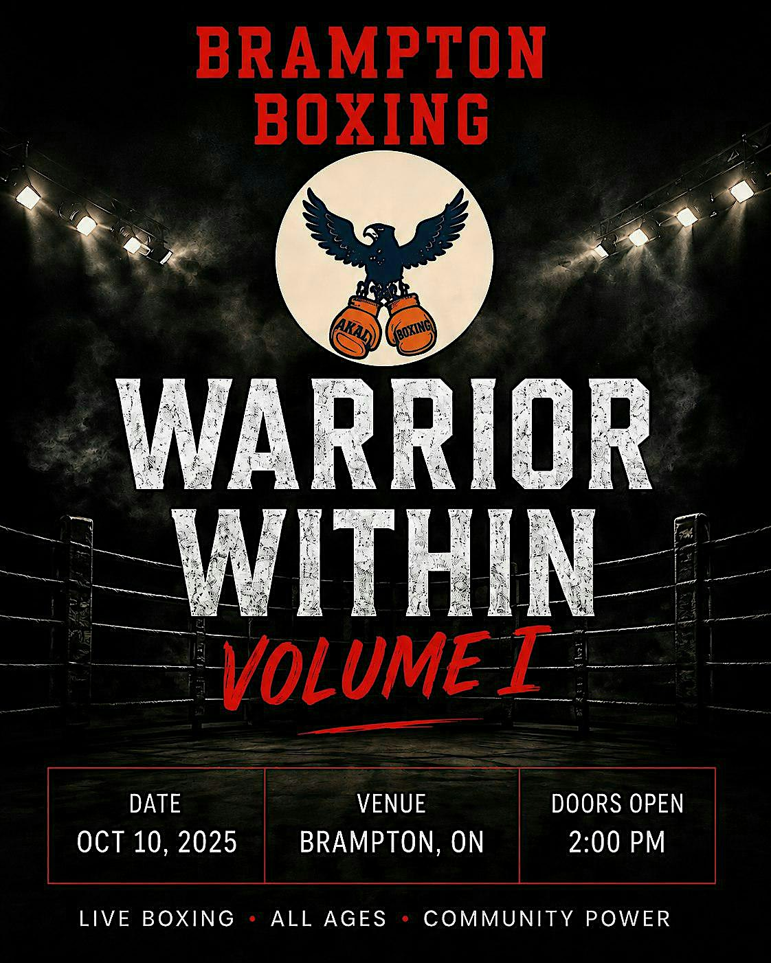 Brampton Boxing : Warrior Within | 99 Glidden Rd