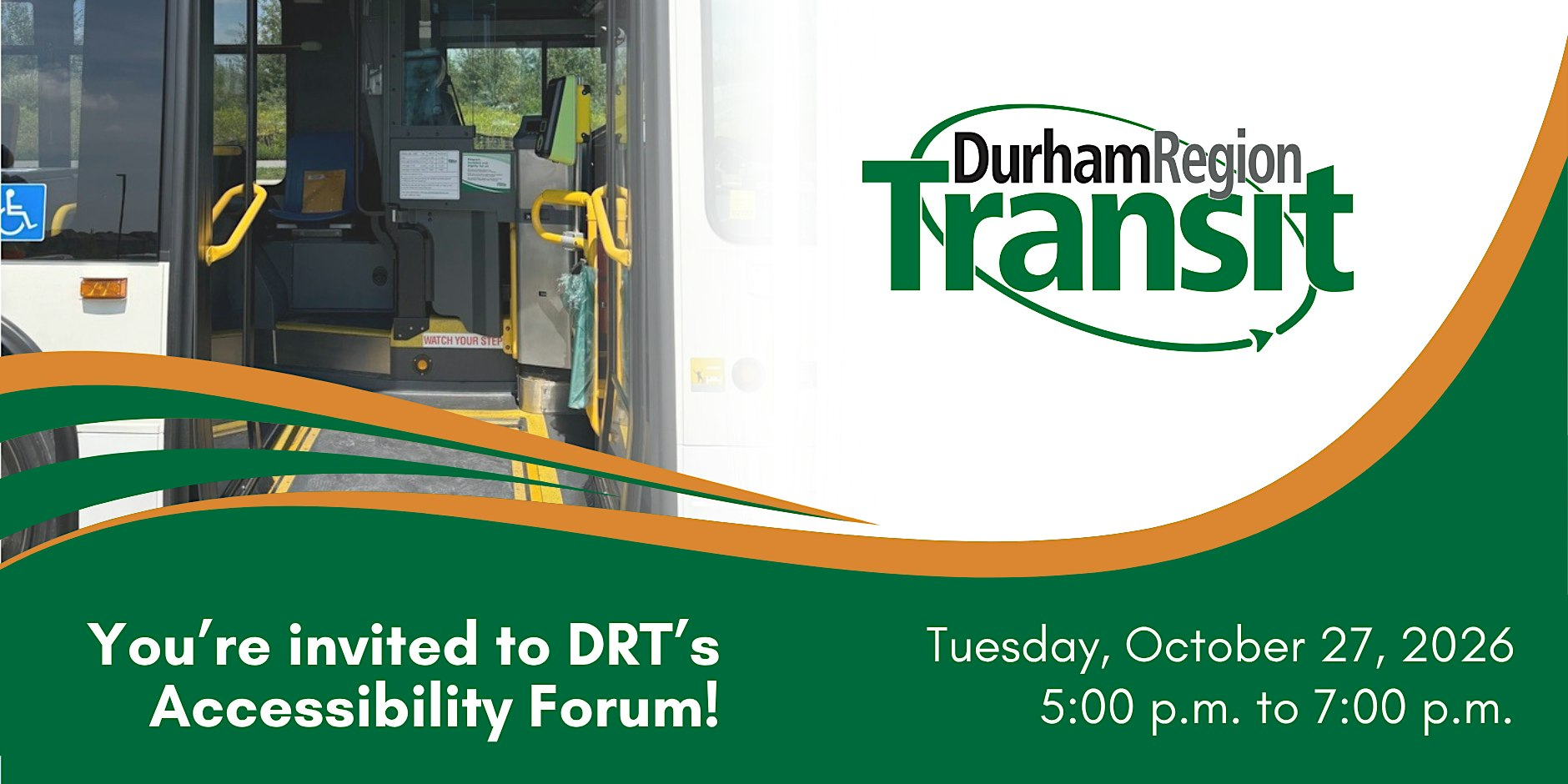 Durham Region Transit (DRT) Accessibility Forum | Courtyard by Marriott Oshawa